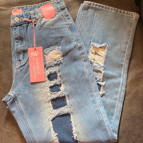 Bamboo colombian jeans outlet